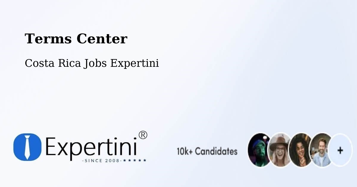 Terms of Service – San Ramón - Costa Rica Jobs Expertini